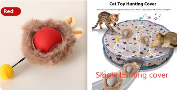Plush Cat Roller Toy Ball