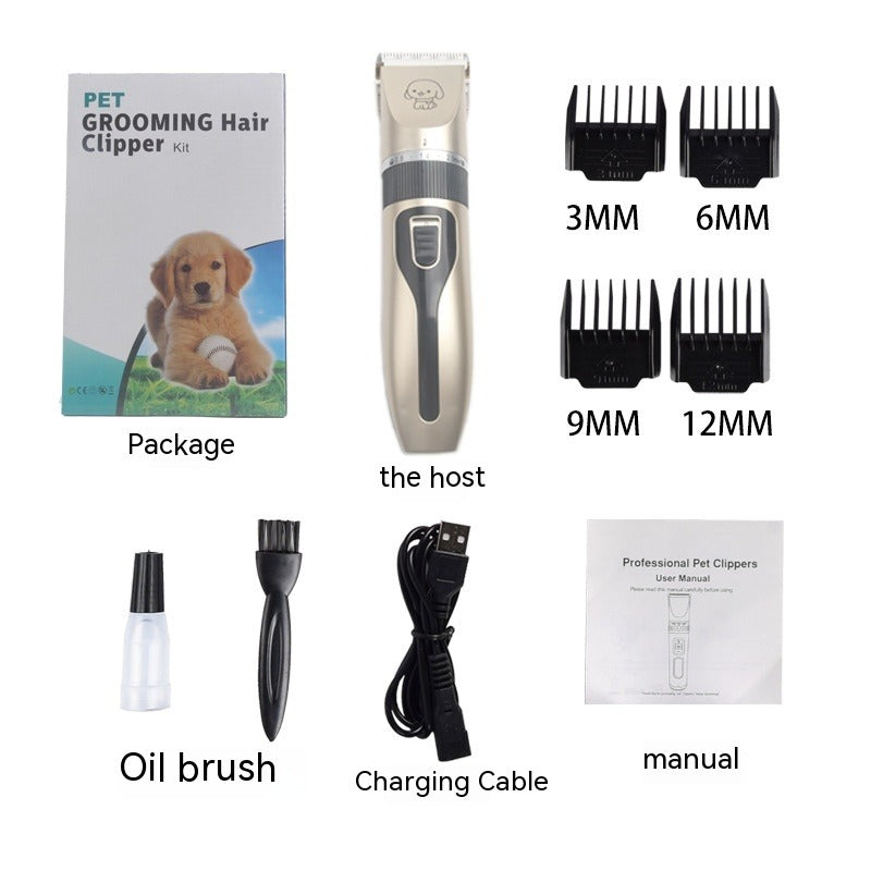 Rechargeable Pet Grooming Clipper