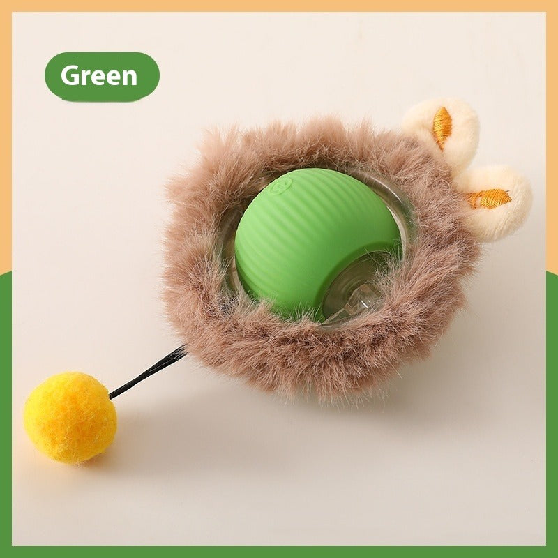 Plush Cat Roller Toy Ball