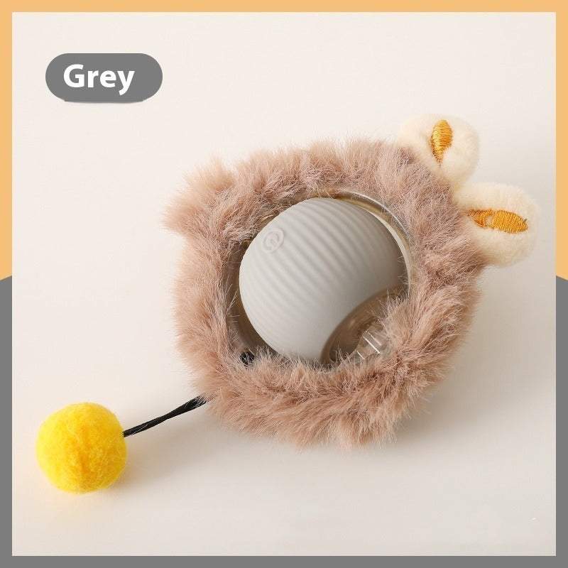 Plush Cat Roller Toy Ball