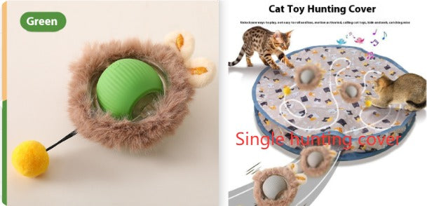 Plush Cat Roller Toy Ball