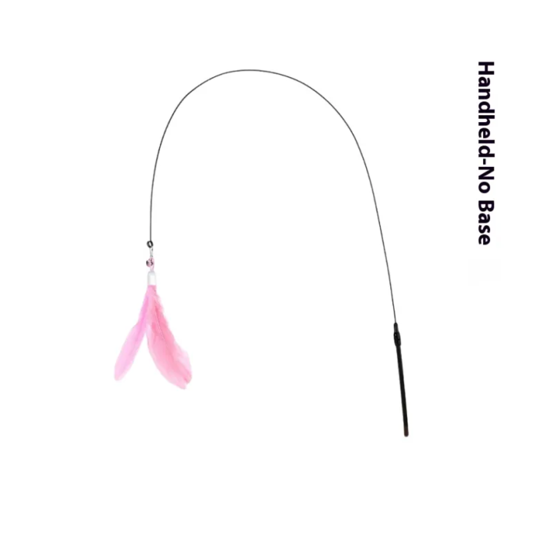 Bell & Feather Suction Cat Toy