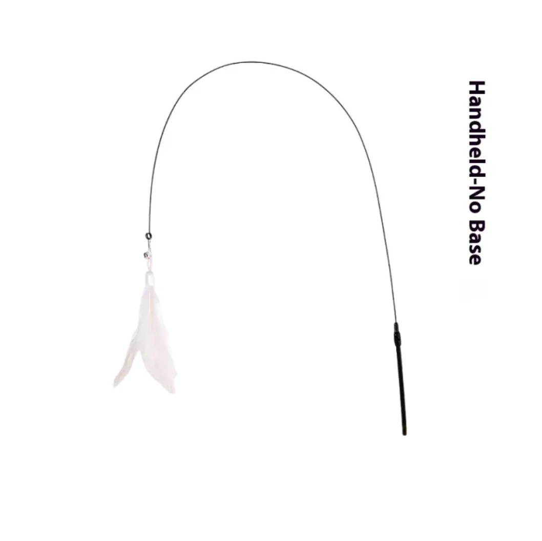 Bell & Feather Suction Cat Toy