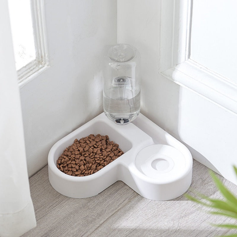 Corner Canine Feeder